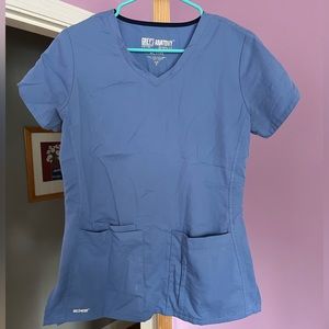 Greys Anatomy two pocket scrub top